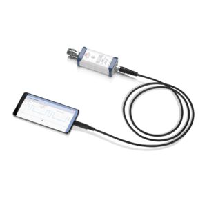 Підключення датчика R&S®NRPxE до смартфона за допомогою USB-кабеля
